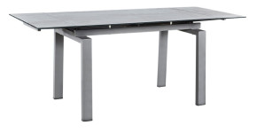 Стол обеденный Port (1300-1600x800х760) GRAY/ANTHRACITE (серый/антрацит)