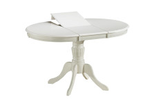 Стол обеденный Iren (1060-1410x1060x760) IVORY WHITE (айвори)