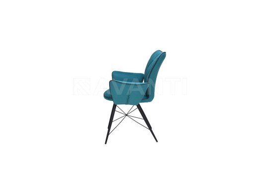 Стул Prima BLUE (синий) с подлокотниками