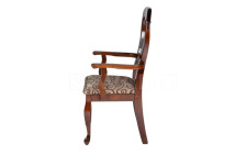 Стул с подлокотниками Vera NEW AB WALNUT (темный орех)