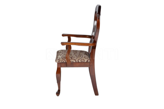 Стул с подлокотниками Vera NEW AB WALNUT (темный орех)