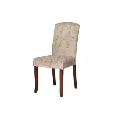 Стул Mila DARK WALNUT/BEIGE BG#1 (темный орех/беж светлый)