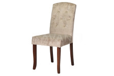 Стул Mila DARK WALNUT/BEIGE BG#1 (темный орех/беж светлый)