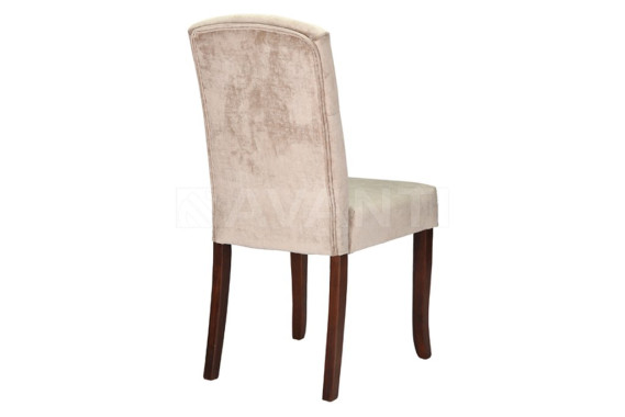 Стул Mila DARK WALNUT/BEIGE BG#1 (темный орех/беж светлый)