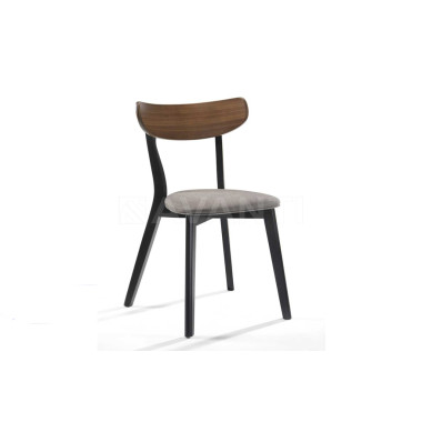 Стул Ostin WALNUT/GREY (орех/серый)
