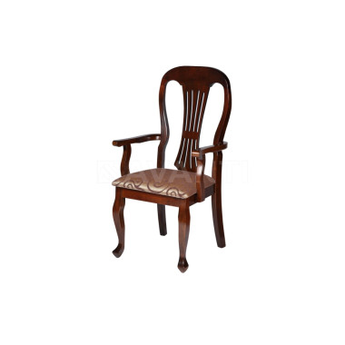 Стул с подлокотниками Vera NEW AB WALNUT (темный орех)