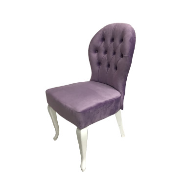 Стул Nova WHITE HIGLOSSY/LILAC (белый глянец/лиловый)