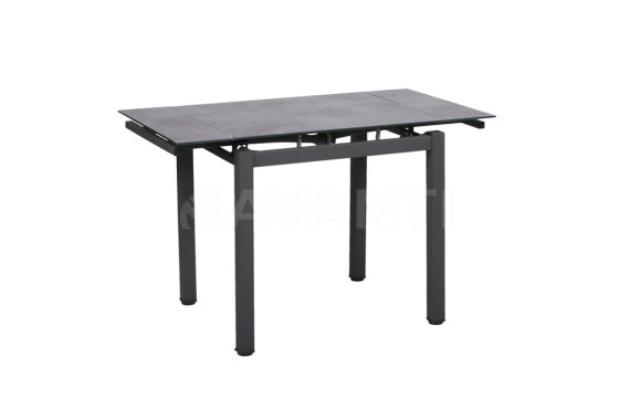 Стол обеденный Like-1 (800-1200x650х760) BROWN/ANTHRACITE (коричневый/антрацит)