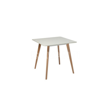 Стол обеденный Cubic (800x800x740) WHITE (белый)