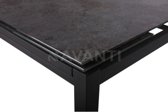 Стол обеденный Like-1 (800-1200x650х760) BROWN/ANTHRACITE (коричневый/антрацит)