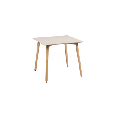 Стол обеденный Vito (800x800x740) TAUPE (таупе)