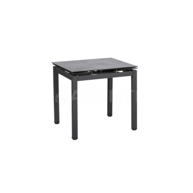 Стол обеденный Like-1 (800-1200x650х760) BROWN/ANTHRACITE (коричневый/антрацит)