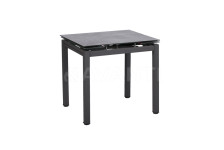 Стол обеденный Like-1 (800-1200x650х760) BROWN/ANTHRACITE (коричневый/антрацит)