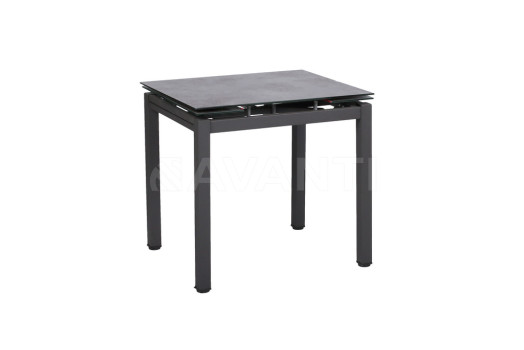 Стол обеденный Like-1 (800-1200x650х760) BROWN/ANTHRACITE (коричневый/антрацит)