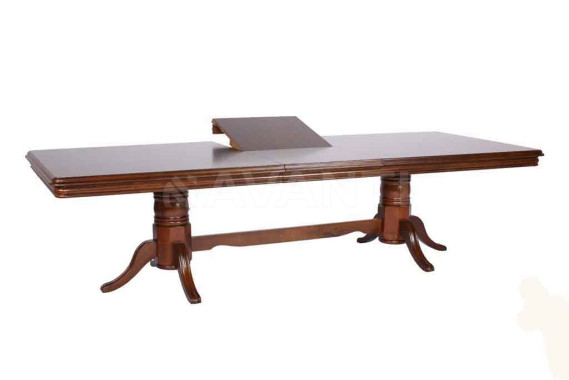 Стол обеденный Lord (2400-3000х1200х760) NEW AB WALNUT (темный орех)