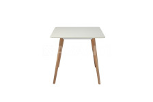 Стол обеденный Cubic (800x800x740) WHITE (белый)