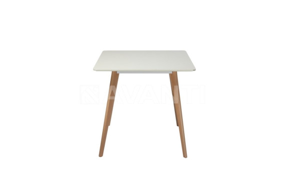 Стол обеденный Cubic (800x800x740) WHITE (белый)
