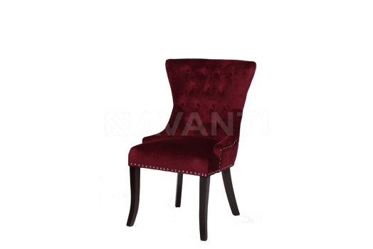 Стул Mariott DARK WALNUT/BORDO (темный орех/бордо)