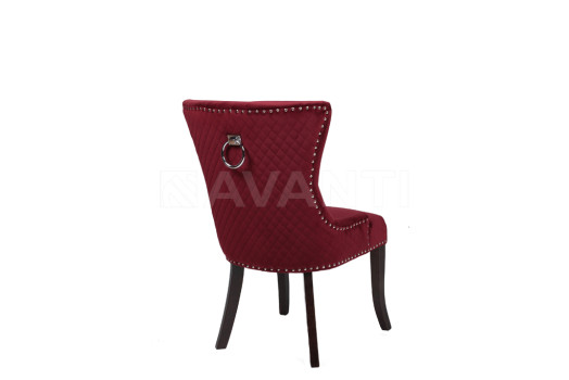 Стул Mariott DARK WALNUT/BORDO (темный орех/бордо)
