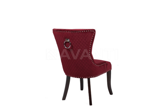 Стул Mariott DARK WALNUT/BORDO (темный орех/бордо)