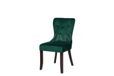 Стул Ritz DARK WALNUT/DARK GREEN (темный орех/темно зеленый)