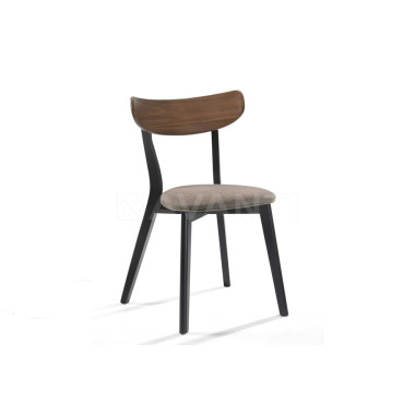 Стул Ostin WALNUT/TAUPE (орех/таупе)