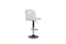 Стул барный BCR-708 White/Gray line (белый/серый кант)