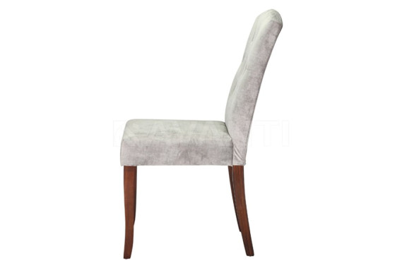 Стул Mila DARK WALNUT/GRAY GR#1 (темный орех/серый)