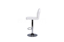 Стул барный BCR-708 White/Gray line (белый/серый кант)