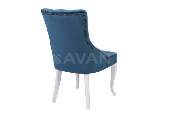 Стул Hilton WHITE HIGLOSSY/AQUA (белый глянец/аква)