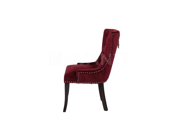 Стул Mariott DARK WALNUT/BORDO (темный орех/бордо)