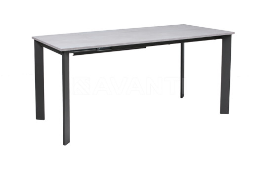 Стол обеденный Ramos 1200+400+400x800x760 BETON/ANTHRACITE (бетон/антрацит)