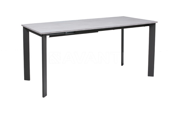 Стол обеденный Ramos 1200+400+400x800x760 BETON/ANTHRACITE (бетон/антрацит)