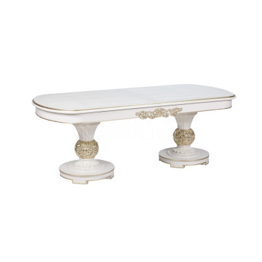 Стол обеденный Federica 1309 (2200-2700х1100х780) белый