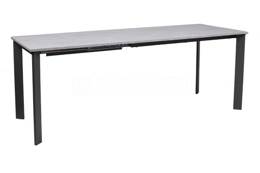 Стол обеденный Ramos 1200+400+400x800x760 BETON/ANTHRACITE (бетон/антрацит)