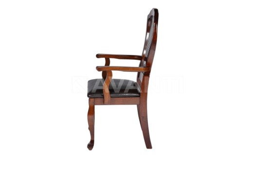 Стул с подлокотниками Jasmine NEW AB WALNUT (темный орех)