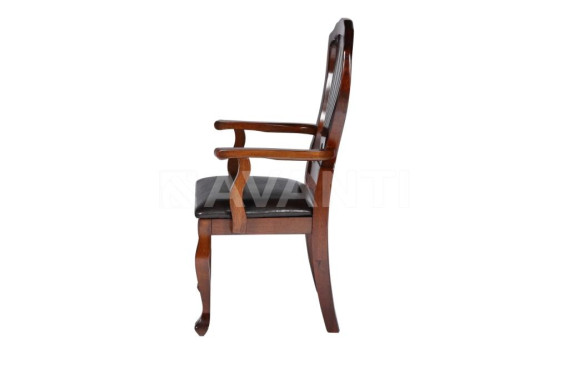 Стул с подлокотниками Jasmine NEW AB WALNUT (темный орех)