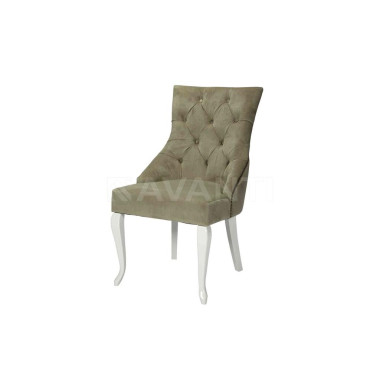 Стул Hilton WHITE HIGLOSSY/BEIGE (белый глянец/беж)