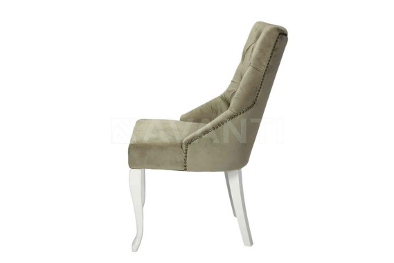 Стул Hilton WHITE HIGLOSSY/BEIGE (белый глянец/беж)