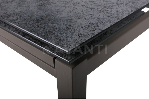 Стол обеденный Like-2 (1100-1700x740x750) BROWN/ANTHRACITE (коричневый/антрацит)