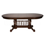 Стол обеденный HNDT-4296-SWC (1600-2400x1067x760) HN GLAZE#1 (орех)