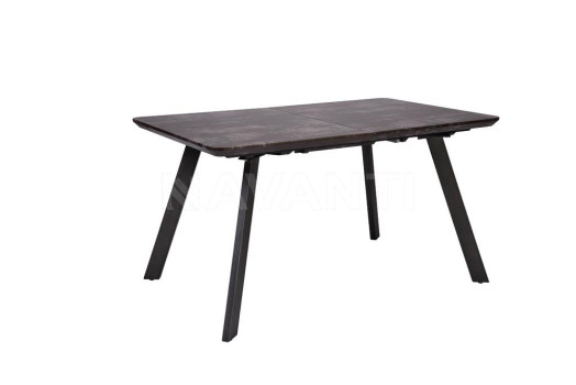 Стол обеденный Dakar (1400-1800x850x760) DARK STONE (темный камень)