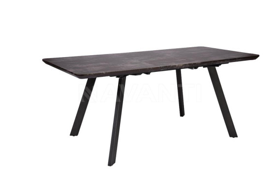 Стол обеденный Dakar (1400-1800x850x760) DARK STONE (темный камень)