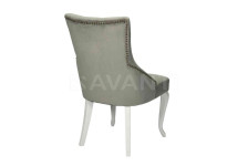 Стул Hilton WHITE HIGLOSSY/GRAY (белый глянец/серый)