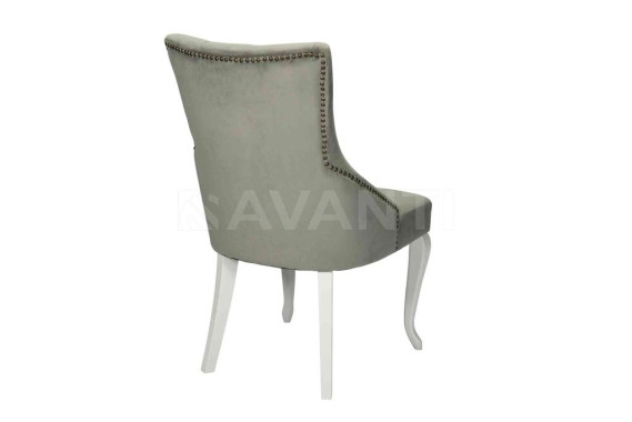 Стул Hilton WHITE HIGLOSSY/GRAY (белый глянец/серый)