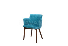 Стул Amelia WALNUT/AQUAMARINE (орех/аквамарин)