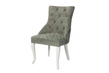 Стул Hilton WHITE HIGLOSSY/GRAY (белый глянец/серый)