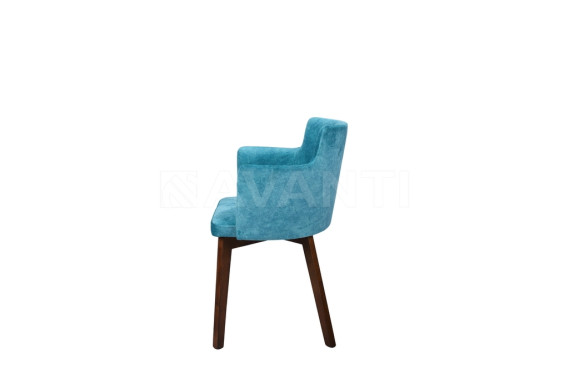Стул Amelia WALNUT/AQUAMARINE (орех/аквамарин)