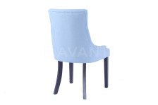 Стул Coral DARK WALNUT/LIGHT BLUE (темный орех/голубой)
