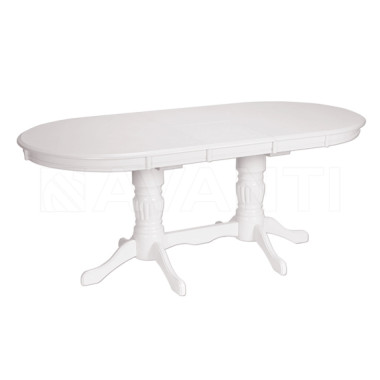 Стол обеденный Anjelica (1500-1850*900*750) IVORY WHITE (айвори)